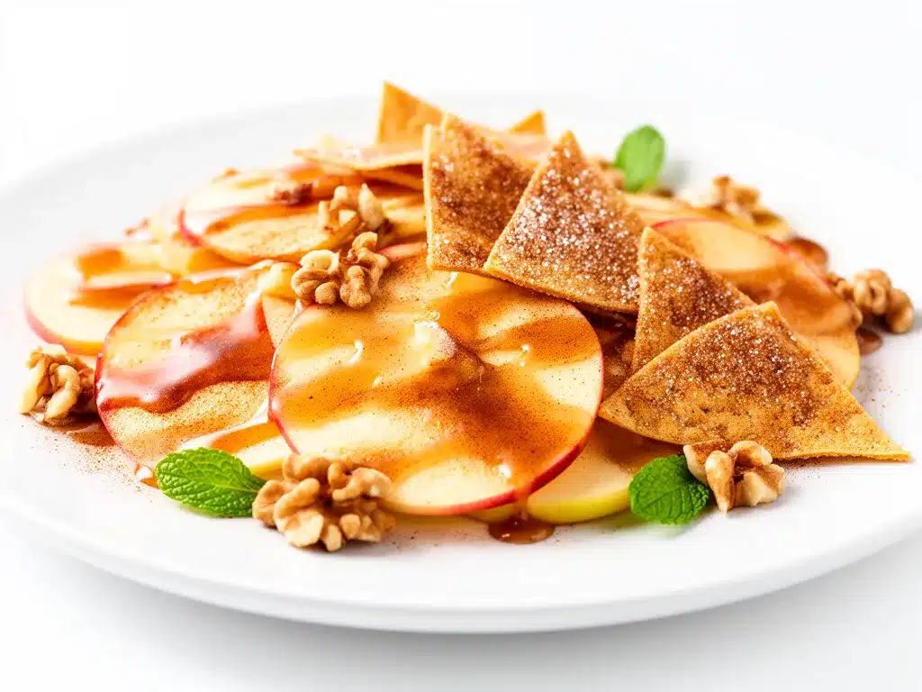 After School Cinnamon Apple Nachos Recipe Easy 5-Ingredient Snack 4 after school cinnamon apple nachos preparation steps