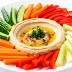 after school hummus and veggie dippers - featured image