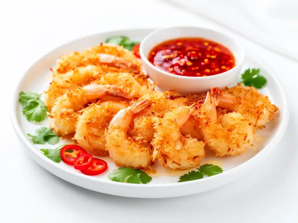 air fryer coconut shrimp - featured image