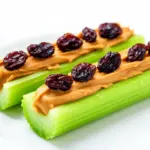 ants on a log with peanut butter - featured image