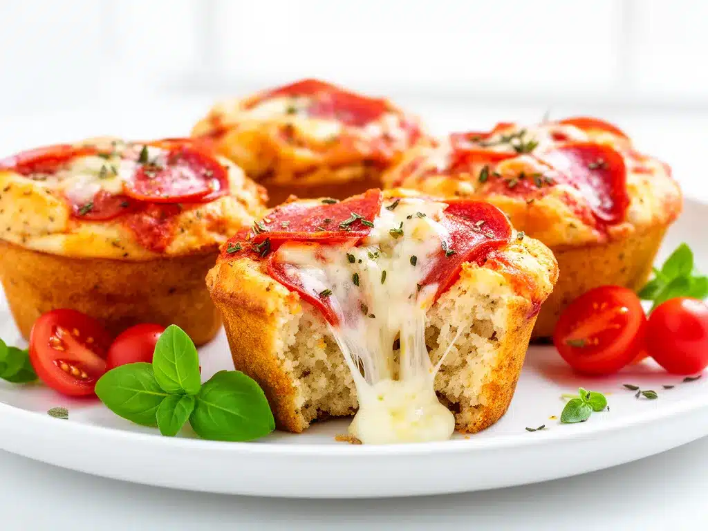 Back to School Pepperoni Pizza Lunchbox Muffins Easy Recipe for Busy Weeknights 4 back to school pepperoni pizza lunchbox muffins preparation steps