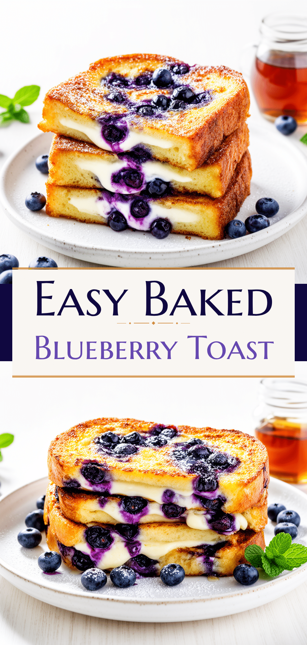 Baked Blueberry Cream Cheese French Toast Easy Weeknight Breakfast Recipe 5 baked blueberry cream cheese french toast recipe