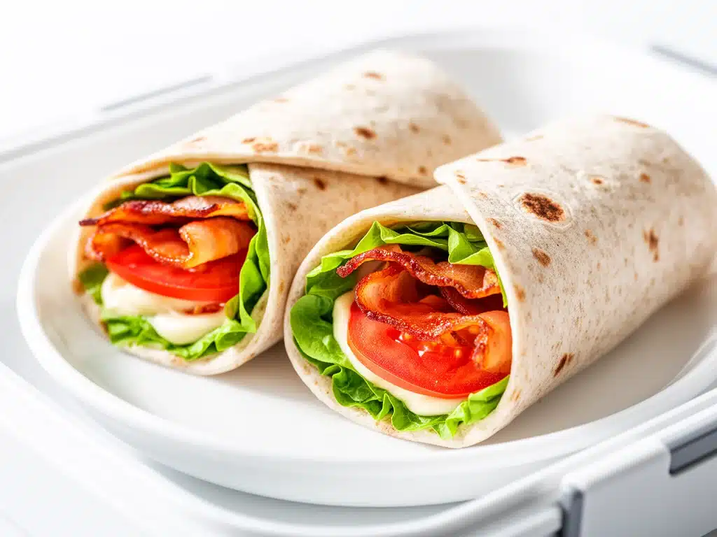 BLT lunchbox wraps - featured image