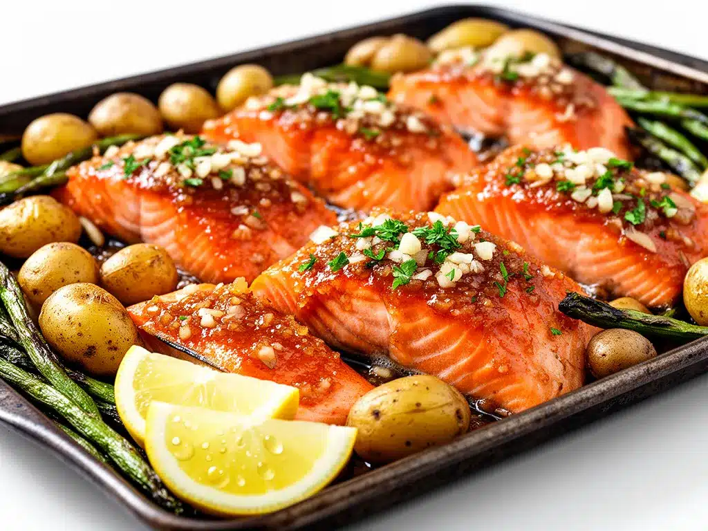 Brown Sugar Garlic Baked Salmon Easy Recipe for Busy Weeknights 4 brown sugar garlic baked salmon preparation steps