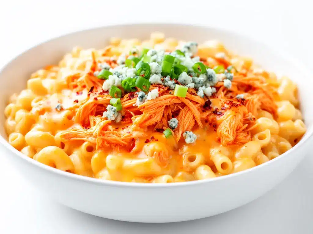 Buffalo Chicken Mac and Cheese Recipe Easy Spicy Comfort Meal 4 Buffalo Chicken Mac and Cheese preparation steps