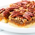 buttery pecan pie bars - featured image