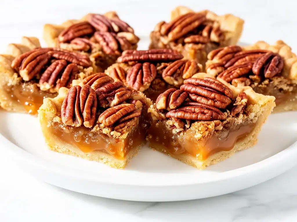 Buttery Pecan Pie Bars Recipe Easy Gooey Caramel Filling Delight 4 buttery pecan pie bars preparation steps