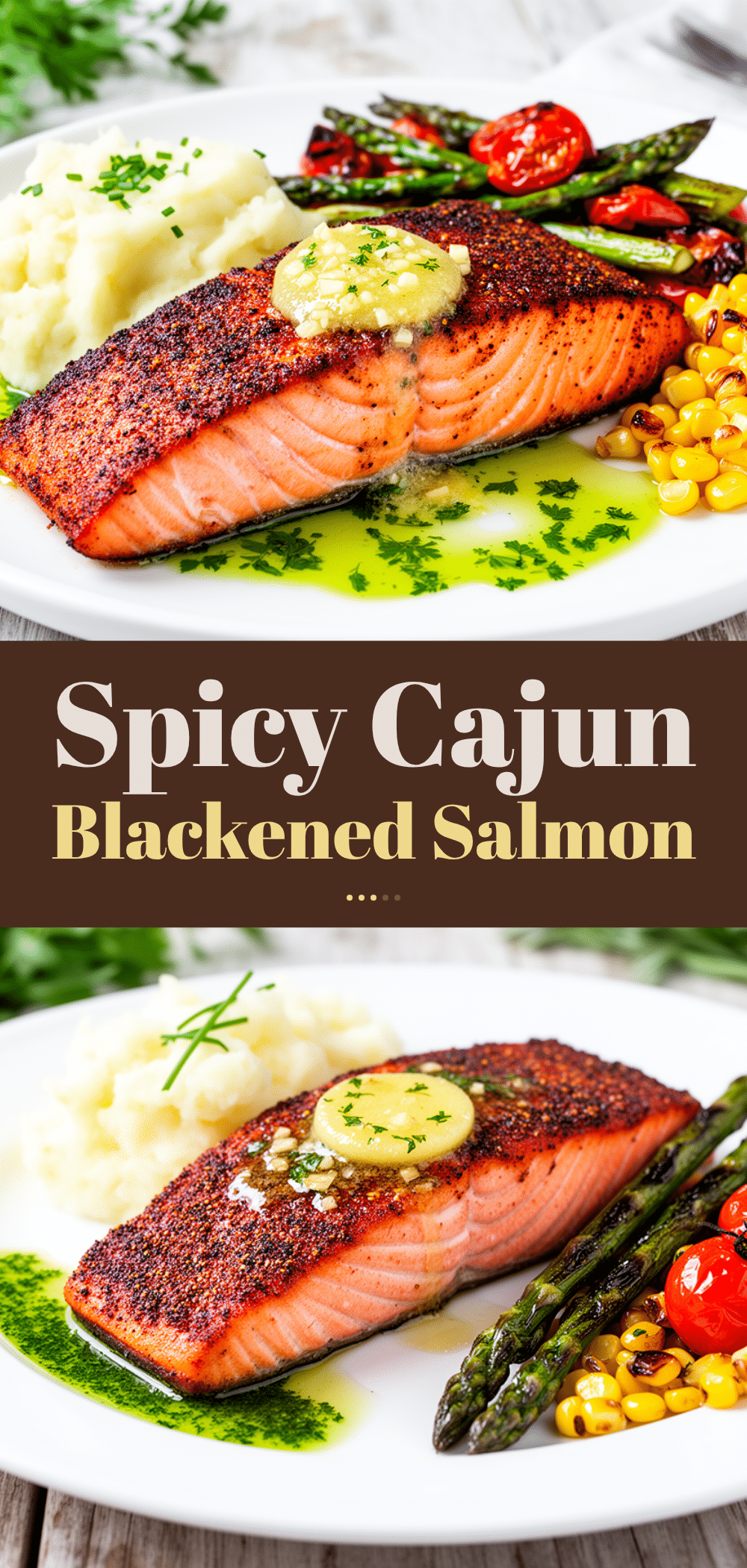 Cajun Blackened Salmon with Garlic Butter Easy Weeknight Dinner Recipe 5 Cajun blackened salmon with garlic butter recipe