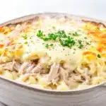 cheesy baked chicken Alfredo - featured image