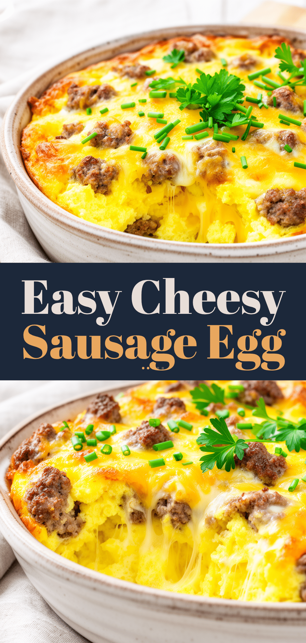 Cheesy Sausage and Egg Breakfast Casserole Easy Recipe for Busy Weeknights 5 cheesy sausage and egg breakfast casserole recipe