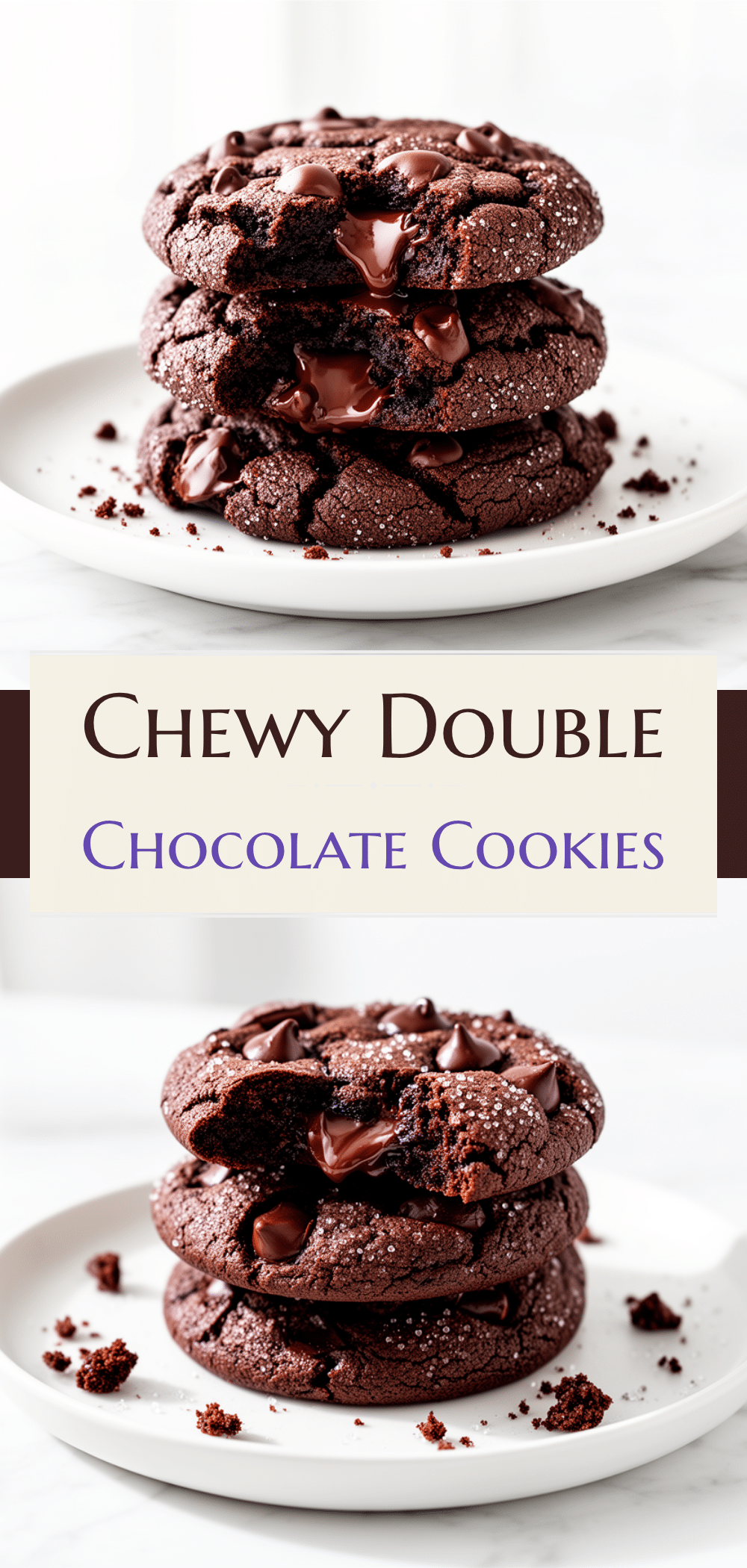 Chewy Double Chocolate Cookies Recipe With Rich Fudgy Centers Made Easy 5 chewy double chocolate cookies recipe