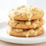 chewy white chocolate macadamia cookies - featured image