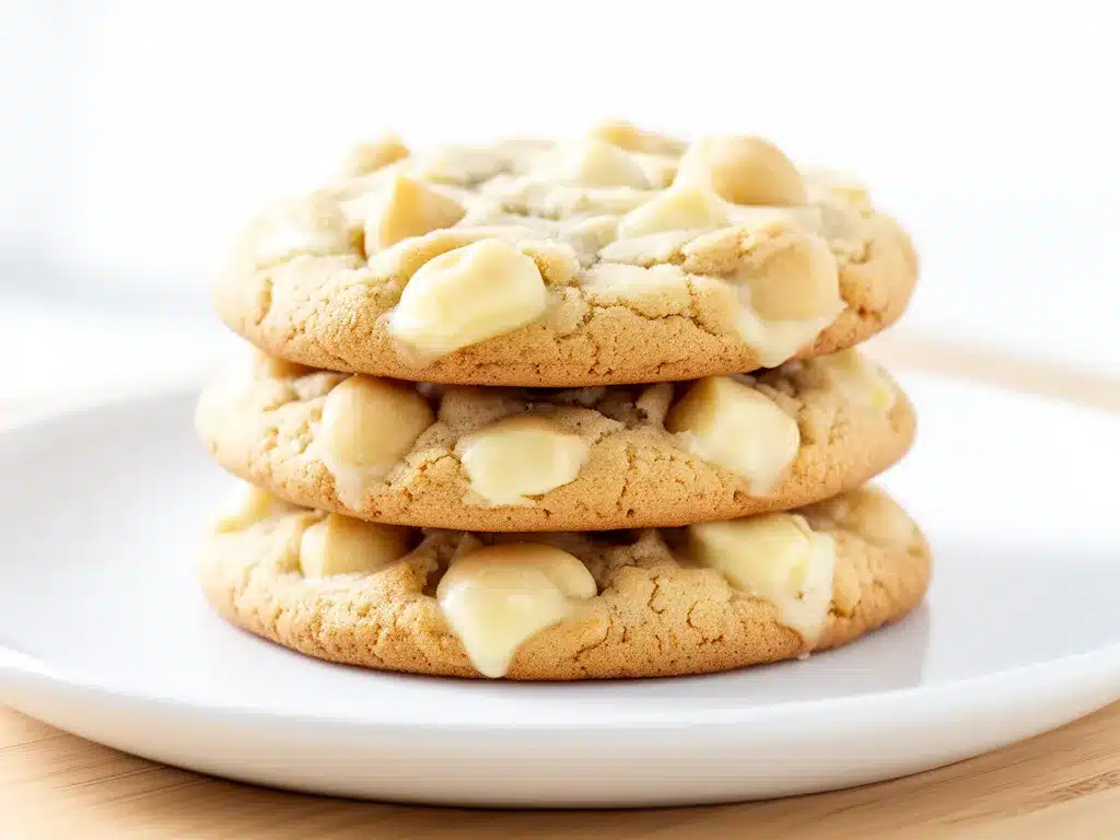 Chewy White Chocolate Macadamia Cookies Recipe 5 Easy Steps for Soft Centers 4 chewy white chocolate macadamia cookies preparation steps