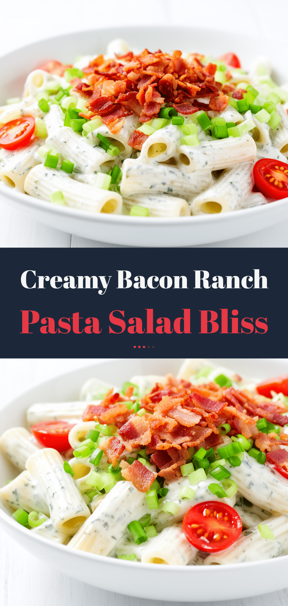 Creamy Bacon Ranch Pasta Salad Recipe Easy Perfect for Cookouts 5 creamy bacon ranch pasta salad recipe