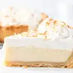 creamy coconut cream pie - featured image