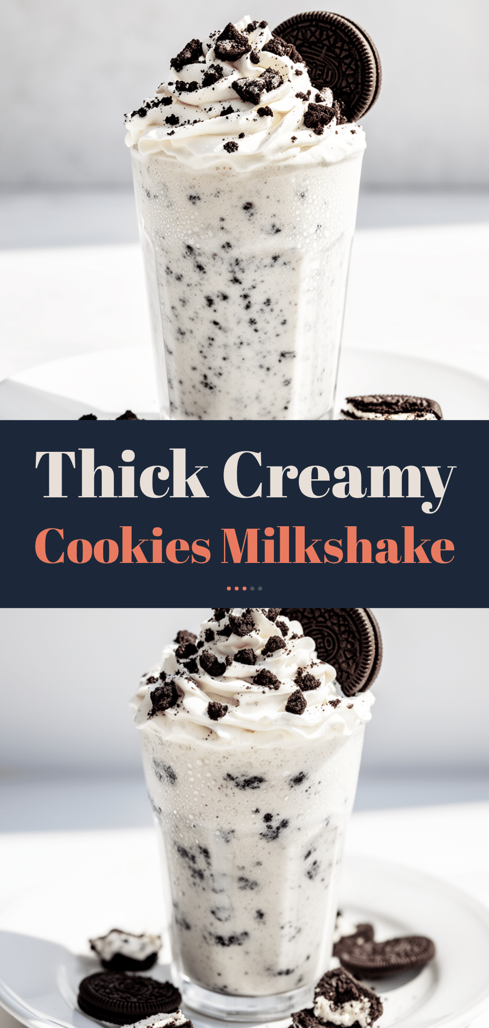 Creamy Cookies and Cream Milkshake Recipe Easy 5-Ingredient Homemade Shake 5 creamy cookies and cream milkshake recipe