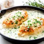 creamy garlic parmesan chicken - featured image