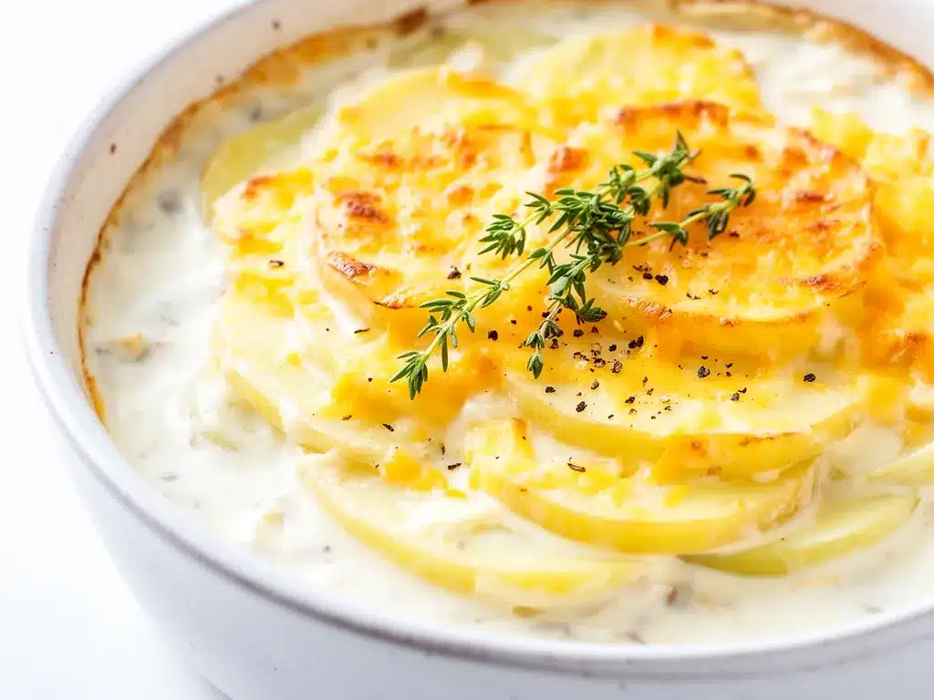 Creamy Scalloped Potatoes with Cheddar Recipe Your Family Will Love 4 creamy scalloped potatoes with cheddar preparation steps
