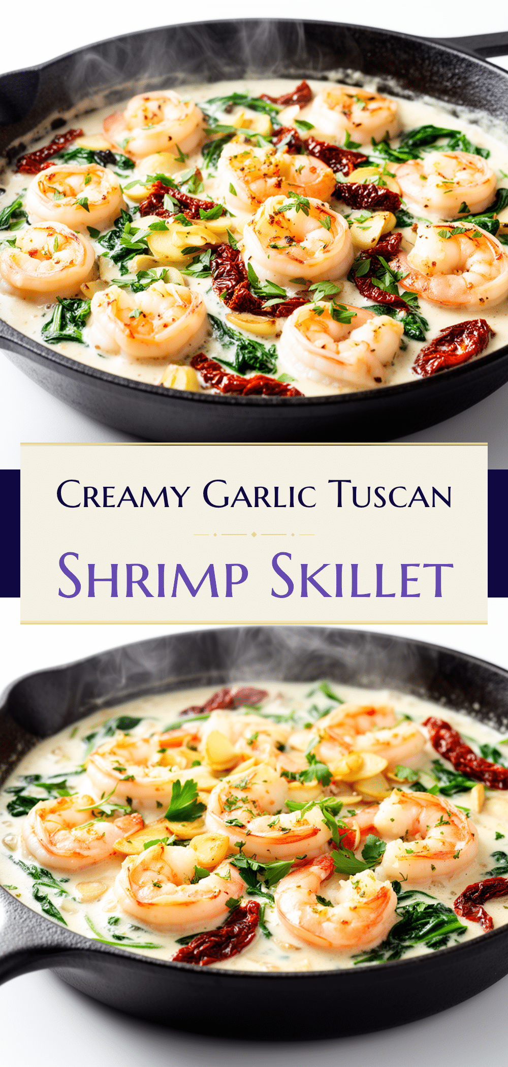 Creamy Tuscan Shrimp Recipe Easy One Pan Skillet Dinner Idea 5 creamy Tuscan shrimp recipe recipe