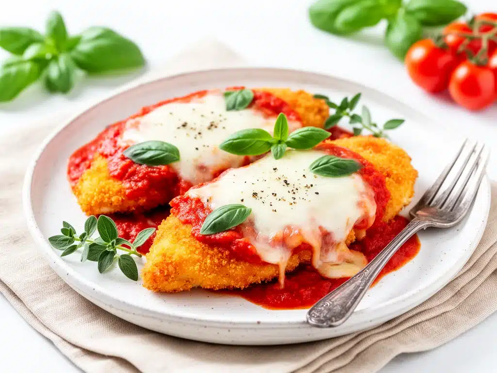 Home 5 crispy air fryer chicken Parmesan - featured image