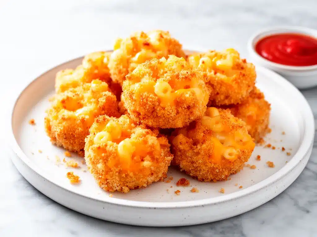 Crispy Baked Mac and Cheese Bites Easy Recipe for Busy Weeknights 4 crispy baked mac and cheese bites preparation steps