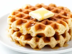 crispy Belgian waffles recipe - featured image