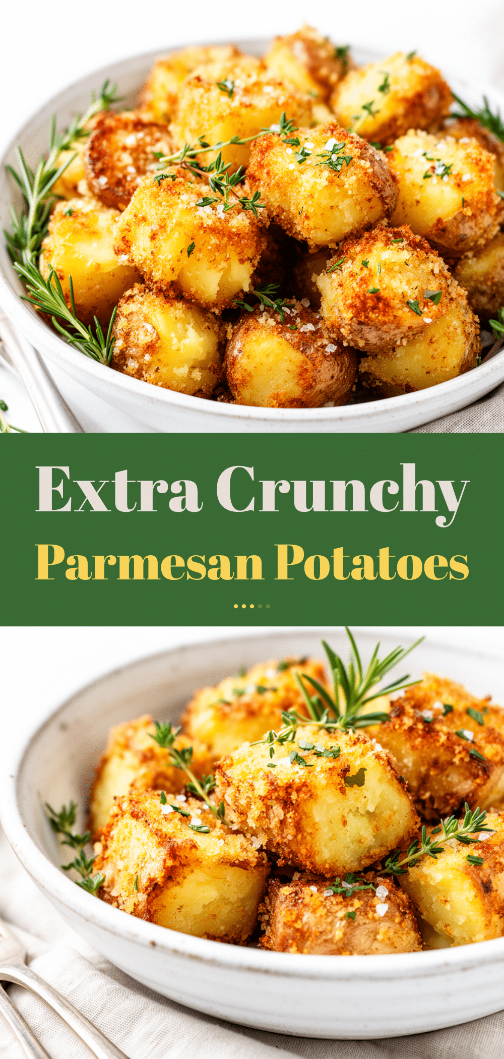 Crispy Parmesan Roasted Potatoes Recipe Easy Extra Crunchy Golden-Brown Crust 5 crispy parmesan roasted potatoes recipe