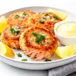 crispy salmon patties - featured image