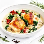 crockpot creamy Tuscan chicken - featured image