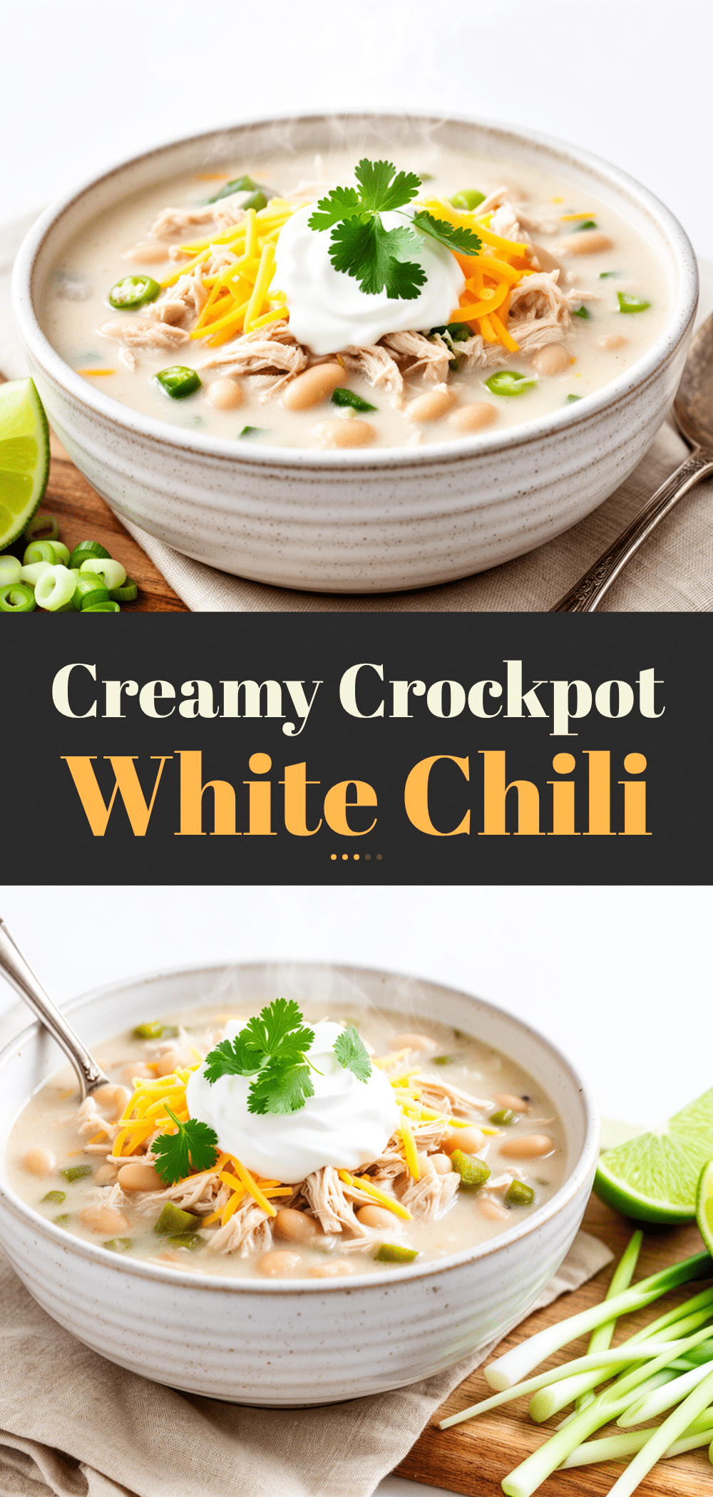 Crockpot White Chicken Chili Recipe Easy Cozy Dinner Idea 5 crockpot white chicken chili recipe