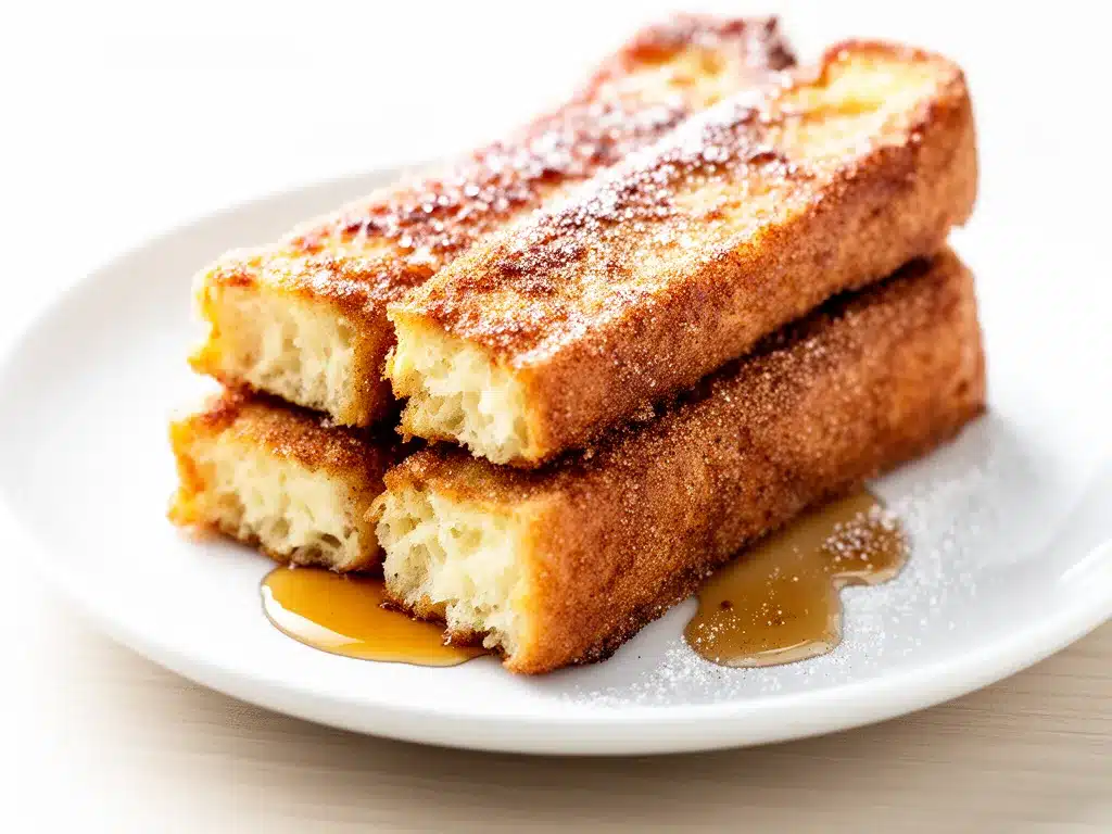 Fluffy Cinnamon French Toast Sticks Easy Recipe with Simple Ingredients 4 fluffy cinnamon french toast sticks preparation steps