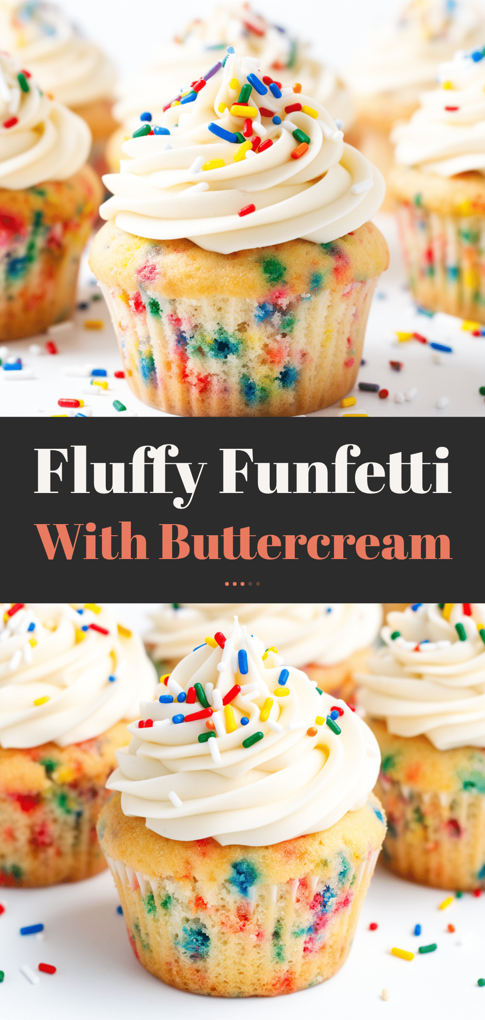 Fluffy Funfetti Cupcakes Recipe with Vanilla Buttercream Your Family Will Love 5 fluffy funfetti cupcakes recipe