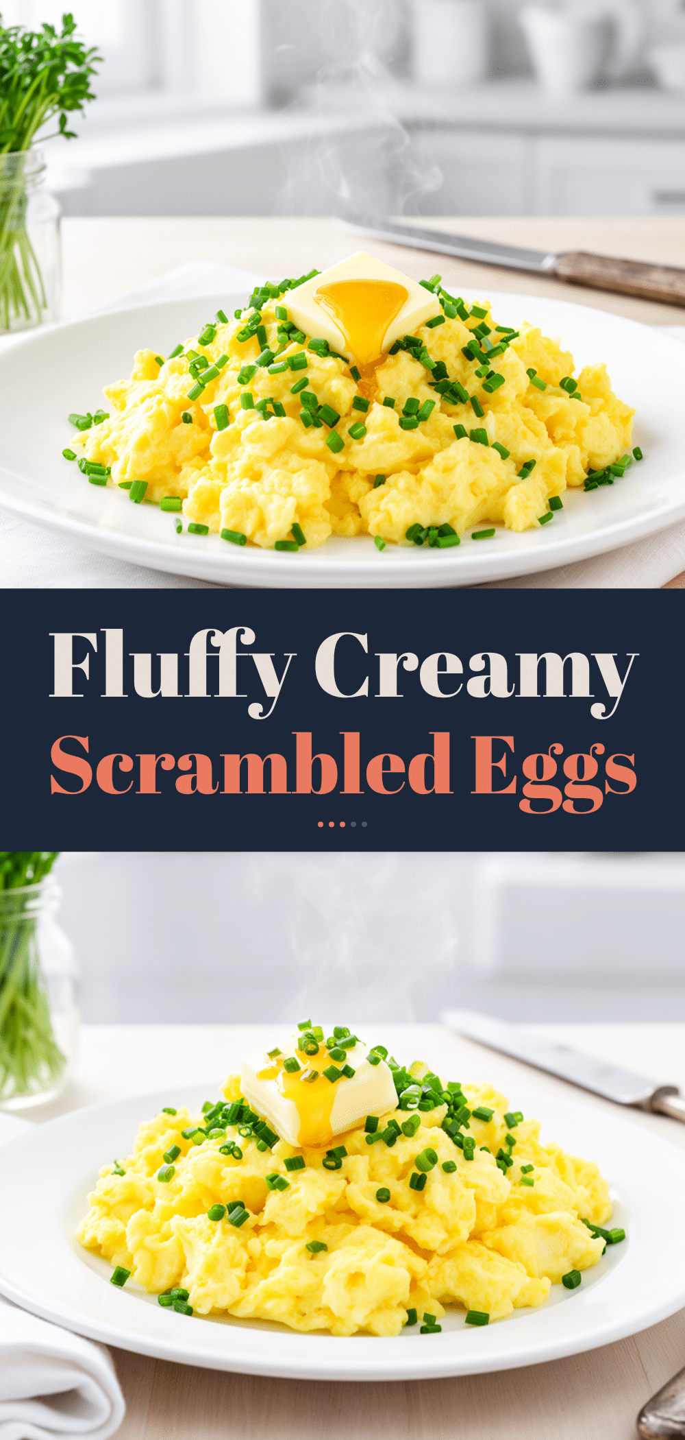 Fluffy Scrambled Eggs with Chive Butter Recipe Easy Perfect for Weeknights 5 fluffy scrambled eggs with chive butter recipe