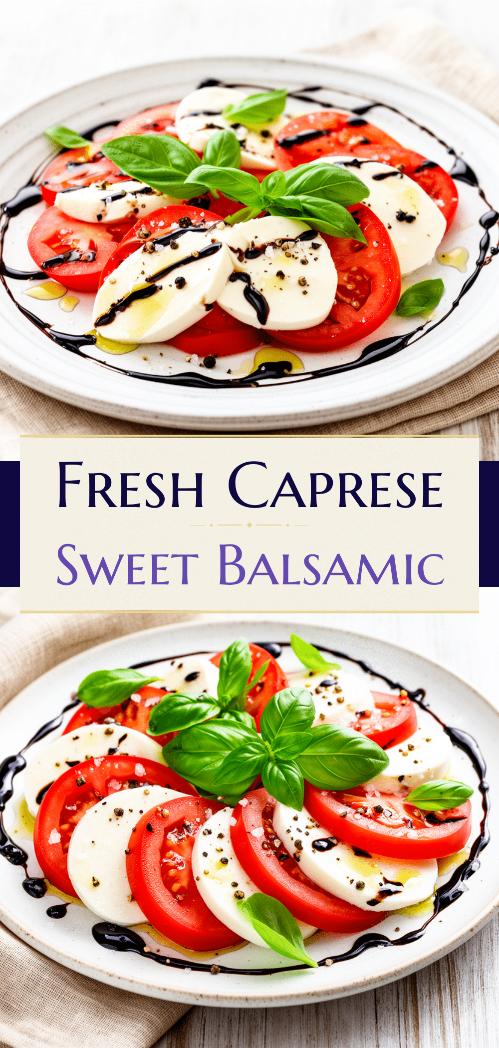 Fresh Caprese Salad Recipe Easy 5-Minute Balsamic Glaze for Weeknights 5 fresh Caprese salad with balsamic glaze recipe