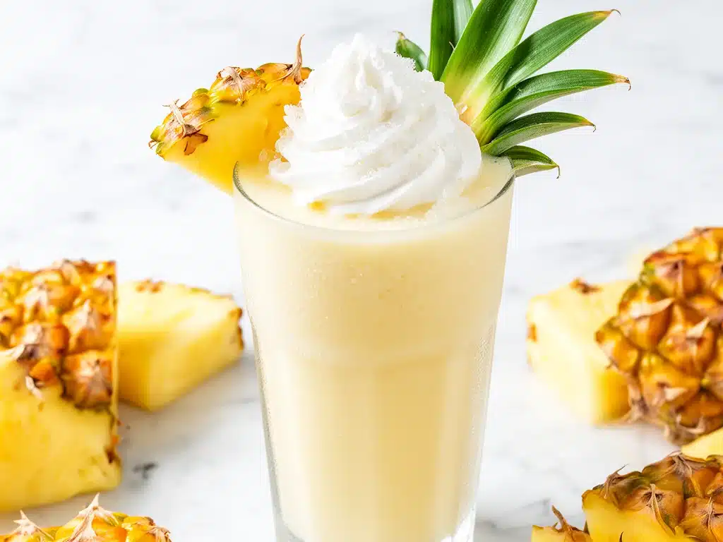 frozen pina colada recipe - featured image
