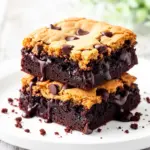 fudgy brookies recipe - featured image
