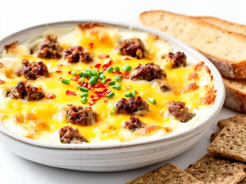 Game Day Spicy Sausage Cream Cheese Dip Recipe Everyone Loves 4 game day spicy sausage cream cheese dip preparation steps