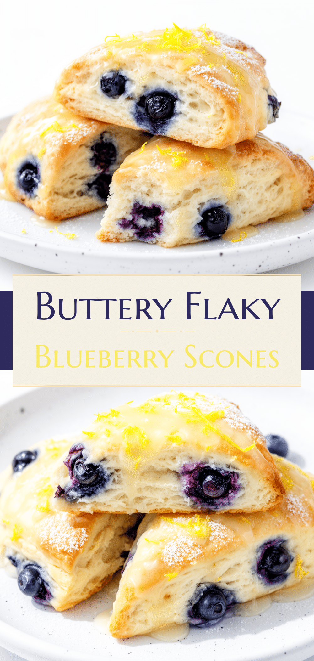 Glazed Blueberry Lemon Scones Easy Homemade Recipe for Perfect Breakfast Treats 5 glazed blueberry lemon scones recipe