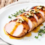 honey garlic glazed pork tenderloin - featured image
