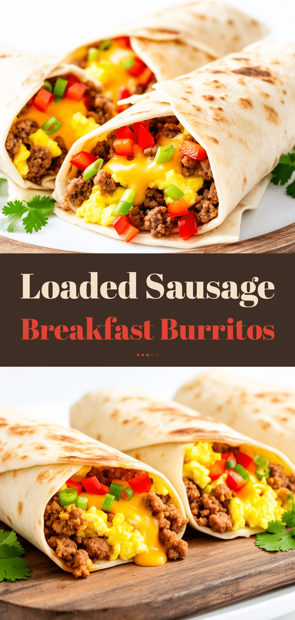 Loaded Breakfast Burritos with Sausage Easy Recipe for Busy Weeknights 5 loaded breakfast burritos with sausage recipe