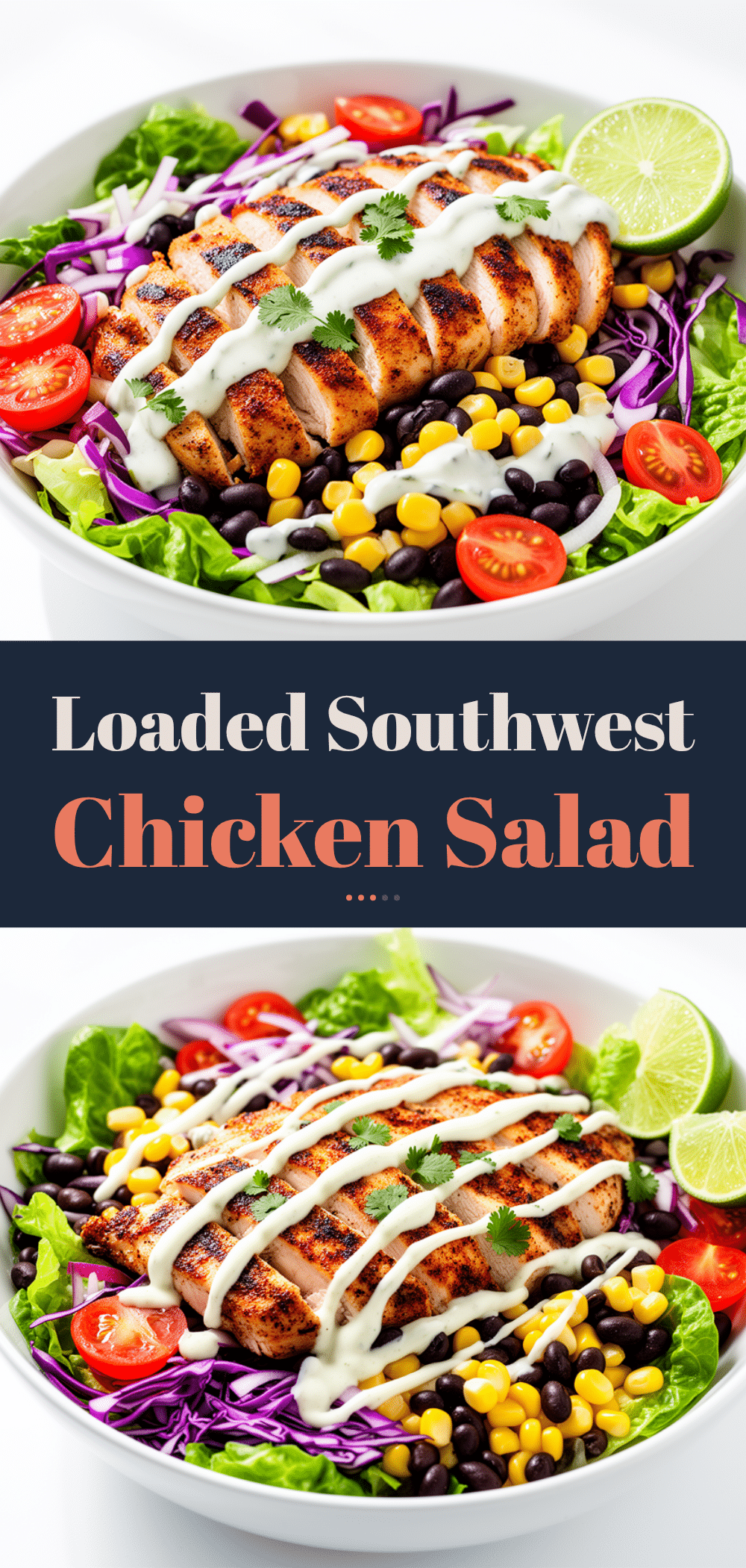 Loaded Southwest Chicken Salad Recipe Easy 5-Ingredient Meal Your Family Will Crave 5 loaded southwest chicken salad recipe