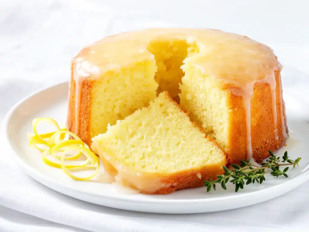 Moist Lemon Pound Cake Recipe with Sweet Glaze Your Family Will Love 4 moist lemon pound cake preparation steps
