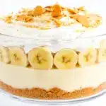 no bake banana pudding cheesecake - featured image