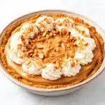 no bake peanut butter pie - featured image