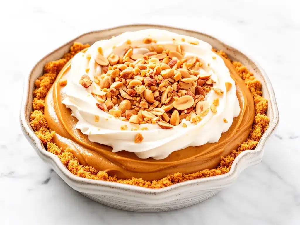 No Bake Peanut Butter Pie Recipe Easy 5-Ingredient Family Favorite 4 no bake peanut butter pie preparation steps