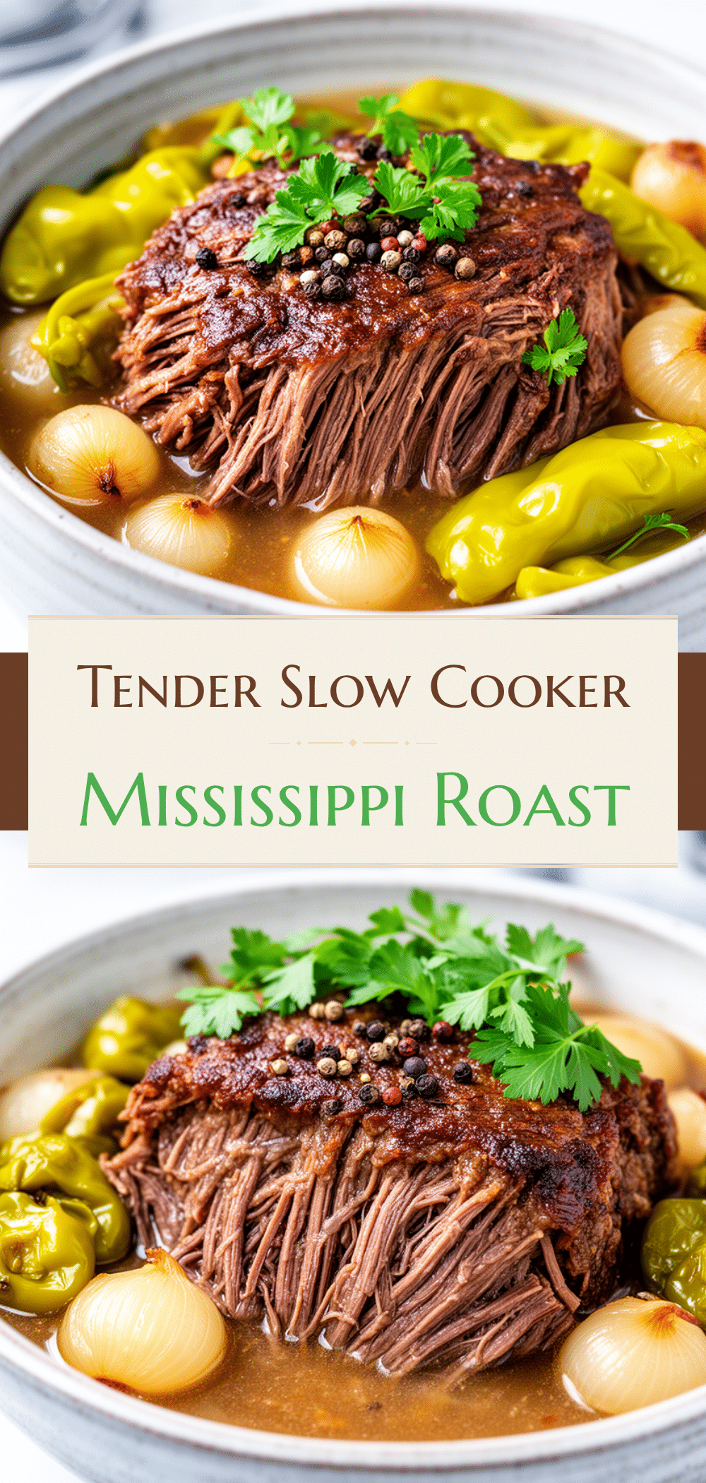 Slow Cooker Mississippi Pot Roast Recipe Easy Tender Fall Apart Beef 5 slow cooker Mississippi pot roast recipe