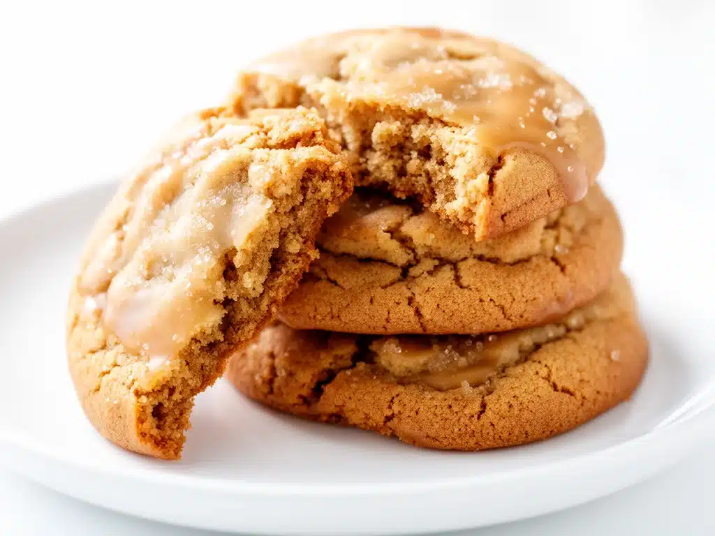 soft maple brown sugar cookies - featured image