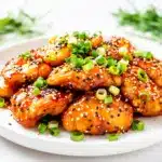 sticky Asian sesame chicken - featured image