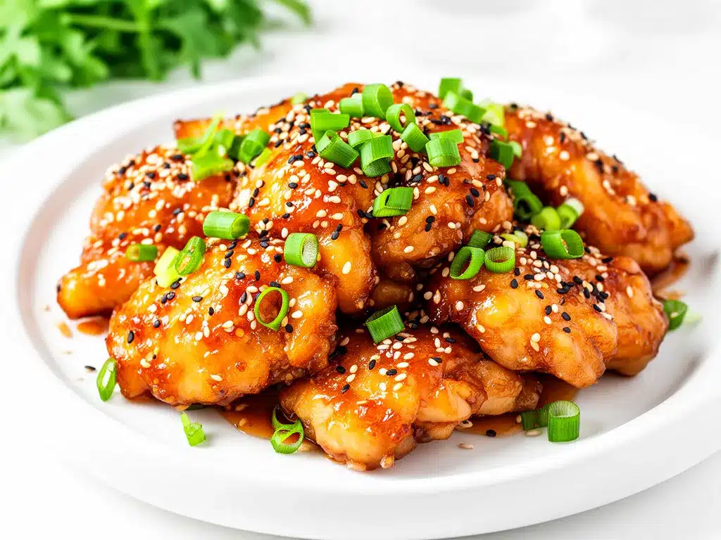 Sticky Asian Sesame Chicken Recipe Easy Homemade Dinner Better Than Takeout 4 sticky Asian sesame chicken preparation steps