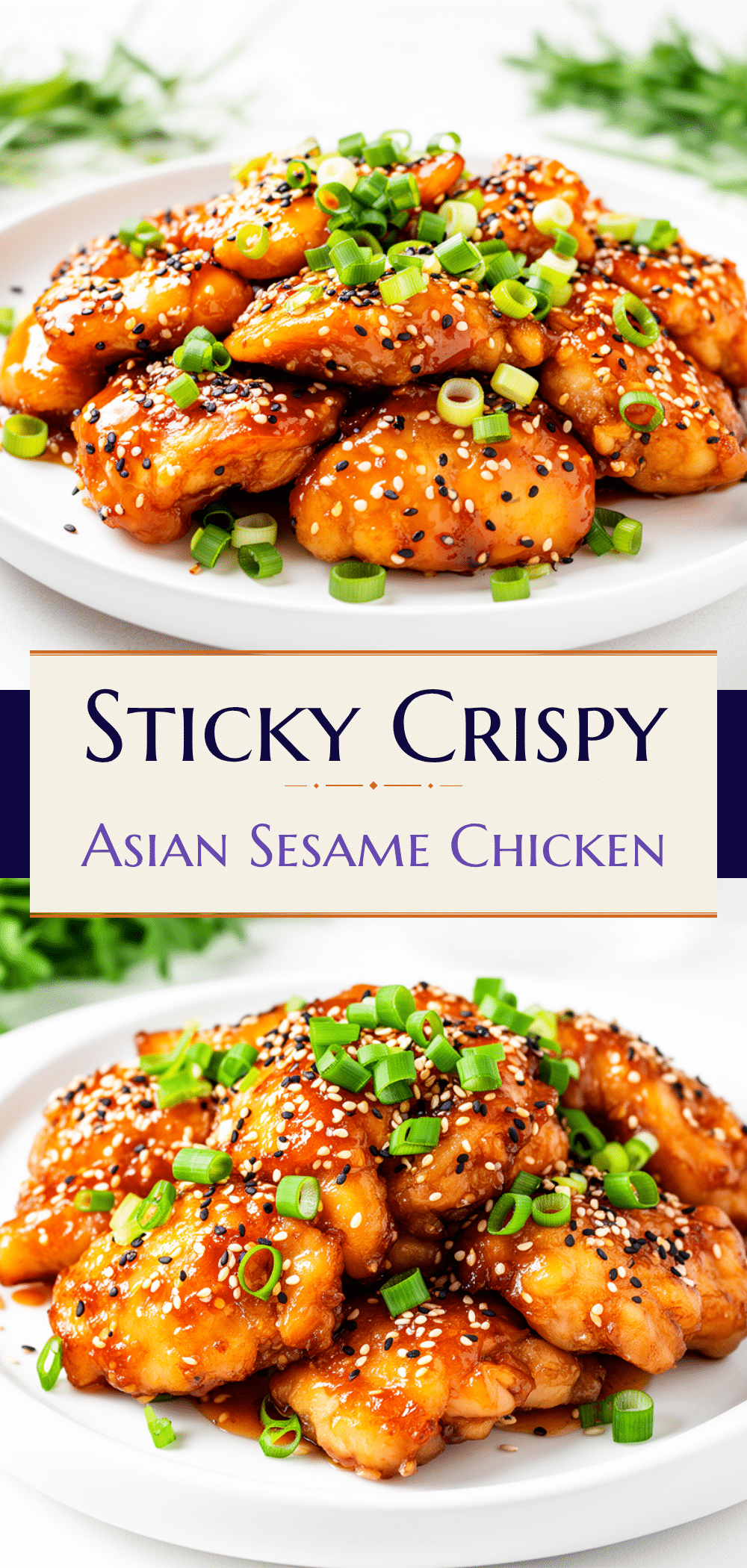 Sticky Asian Sesame Chicken Recipe Easy Homemade Dinner Better Than Takeout 5 sticky Asian sesame chicken recipe